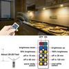 LUXSWAY Puck Lights Battery Operated, Dimmable Closet Lights, Push Lights,