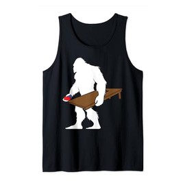 Bigfoot Sack And Corn Hole Board Bean Sand Bag Toss Cornhole Tank Top