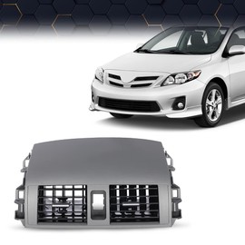 PIT66 Dashboard Dash Center A/C Air Vent Upper Bezel Trim Compatible with Toyota Corolla 2009 2010 2011 55435-02220, 55436-02180 55670-02160, 55663-02060