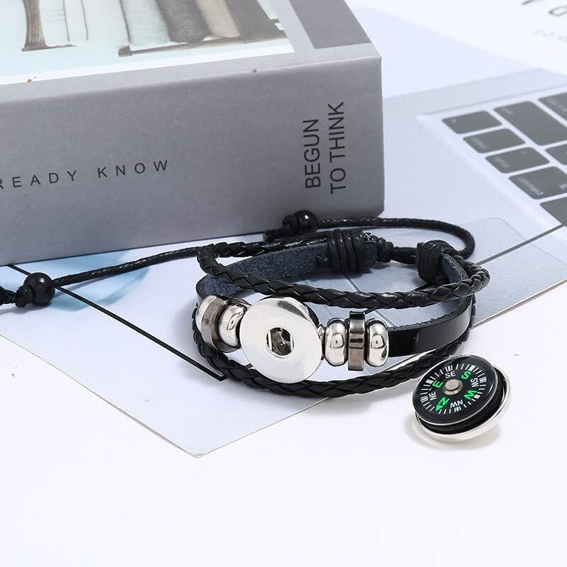 Bracelet with Compass Bracelet for Camping Survival Adventure Hiking Tourism