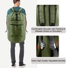 BeeGreen Moss Green Laundry Backpack Bag w Adjustable Shoulder Straps