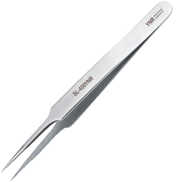 YNR Tick Remover Tweezers, Stainless Steel, Professional Tick Flea Removal