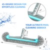 WXFANA Pool Brush Head for Walls, Tiles Floors - 17.5"