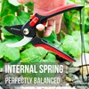 AlpineReach Secateurs Set Bypass and Anvil for Gardening, Sharp Ergonomic