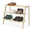 Whitmor 3-Tier Wood Shoe Shelves