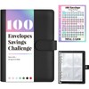 Sooez 100 Envelope Money Saving Challenge Book with 100 Pocket