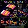 60-Pack Multicolor Glow Sticks for Party Fun – 8-Inch Neon