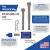 PACLOCK's KT-UCS-80A-125-250 Trailer Hitch Lock Combo, Buy American Act Compliant,