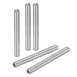 PATIKIL 50 Pcs Hex Socket Grub Screw, M4x30mm Flat Point Grub Bolt 304 Stainless Steel Head Socket Set Screws for Door Handles Light Fixture Repair