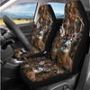 ZFRXIGN Camo Deer Car Seat Covers Full Set Front Back