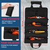 BAQRAXIA Tool Bag, Roll Up Small Tools Box Storage, Tool