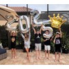 Large 2025 Balloon Numbers - 42inch Silver Graduation Balloons Class