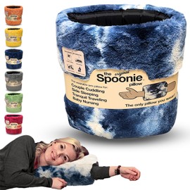 Spoonie Arm Pillow with Hand Hole – Soft, Wearable Squishy Pillow with Arm Slot – Breathable & Washable Side Sleeper - Comfortable Support for Cuddling & Travel (Tiedye)