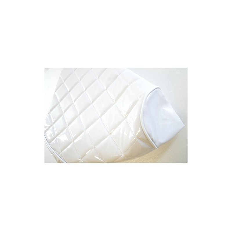 KN Planning Super Dio Seat Cover [White Enamel/No Rubber] Replacement