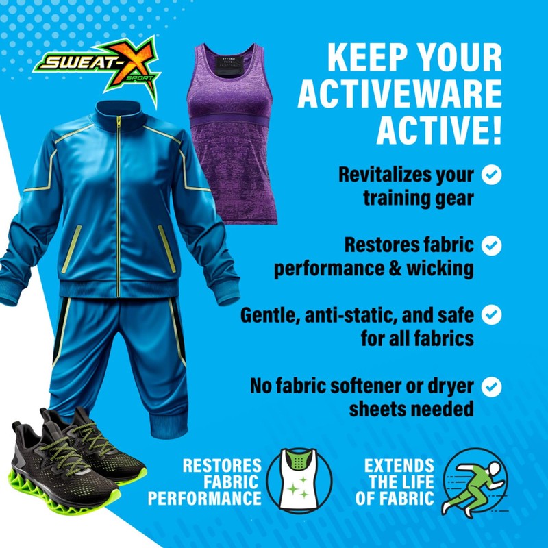 Sweat X Original Activewear Laundry Detergent – Remove the Worst