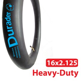 16x2.125 Inner Tube with Angled Valve for Gas/Electric/Pedal Bikes