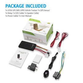 Riloer Car GPS Tracker GSM GPRS Vehicle Locator Remote Control SMS Dial Tracking Alarm