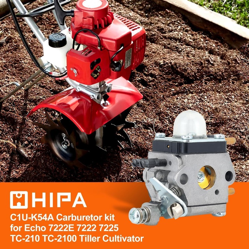 Hipa C1U-K54A Carburetor for Mantis Tiller 7225 7222M 7222 All-in-ONE