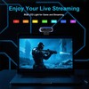 ceabulila 1080P 60FPS Streaming Webcam with Autofocus, Microphone, RGB Light