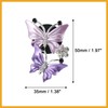 Partuto Car Air Conditioner Butterfly Shape Clips Outlet Vent Purple