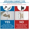 Hohean 10 Pack Soft Closing Cabinet Hinges, Universal Soft Close