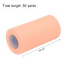 MECCANIXITY 6 inch 50 Yards Tulle Ribbon Rolls Pastel Netting