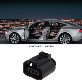 ECSiNG 5 Set Universal Car Female Sensor Plug 3 Pin Sockets with Female Connectors & Gaskets Waterproof Repair Kit 3D0973703 1J0973703