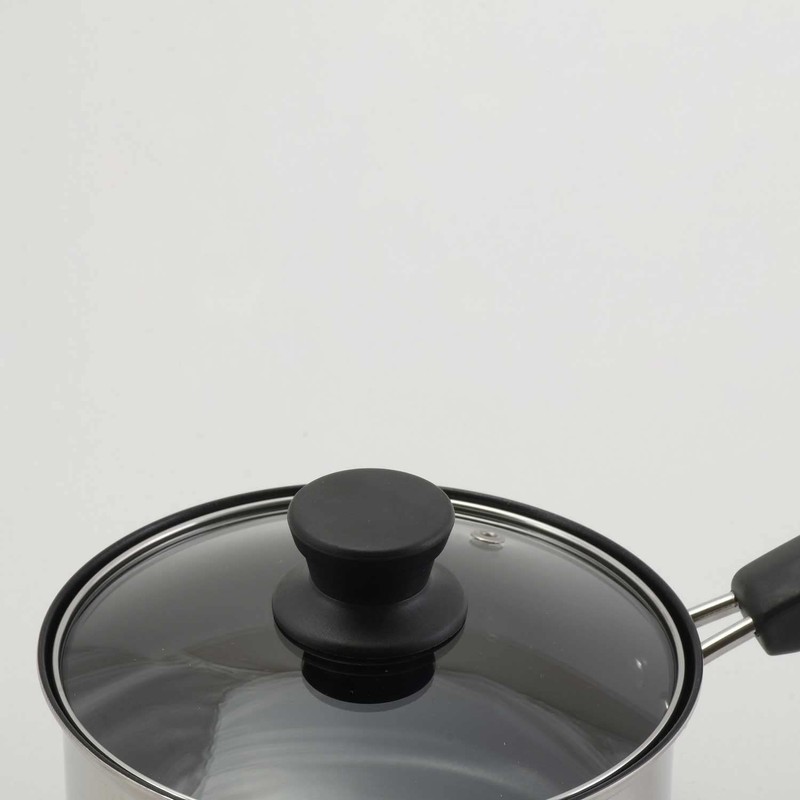 Bestco NQ-0042 Rimpio Single Handle Pot with Lid, 6.3 inches
