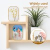 2 Pcs Glass Pressed Flower Frame Elegant Floating Picture Frame