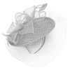 Caprilite Saucer Sinamay Headband Fascinator Wedding Ascot Hat Hatinator Birdcage