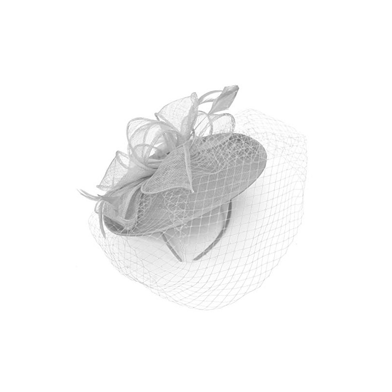 Caprilite Saucer Sinamay Headband Fascinator Wedding Ascot Hat Hatinator Birdcage