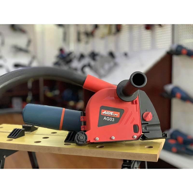 Aidelife Angle Grinder Dust Collection Attachment for Double-Cut Saw,Wall Chaser