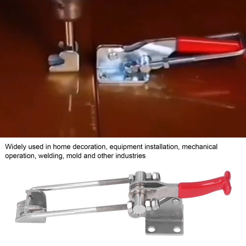 Adjustable Toggle Clamp 318kg Clamping Force Stainless Steel Toggle Clamp