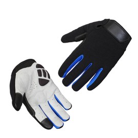 UAF Sports - Cycling Gloves Full Finger Mountain Bike Gloves, Anti Slip Shock Absorbing Pad, Breathable, Touchscreen, MTB Road Biking Gloves for Men Women Camping, Cycling, Running, (Black Grey, XL)