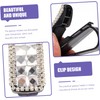 ibasenice 2piezas Clip para Gafas De Sol Gemas De Imitación