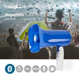 NEDIS Megaphone with Bluetooth / 300 m range