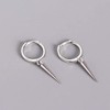 BSLVWG Minimalist Drop Hoop Earrings for Women Teen Girls Men