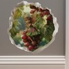 Grape Fairy Decal - Wall Hole Sticker with 3D Effect