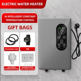 Electric Instant Hot Water Heater Shower Electric Tankless Shower Hot Water Faucet Kitchen Bathroom Instantaneous Water Heater Tap