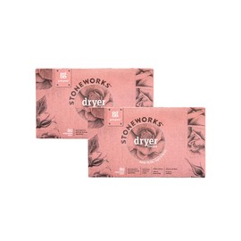Grab Green Stoneworks Cruelty-Free Dryer Sheets | Softens Fabrics, Freshens Clothing & Reduces Static-Cling and Wrinkles | Plant Based | Rose Petal Scent (160 Sheets)