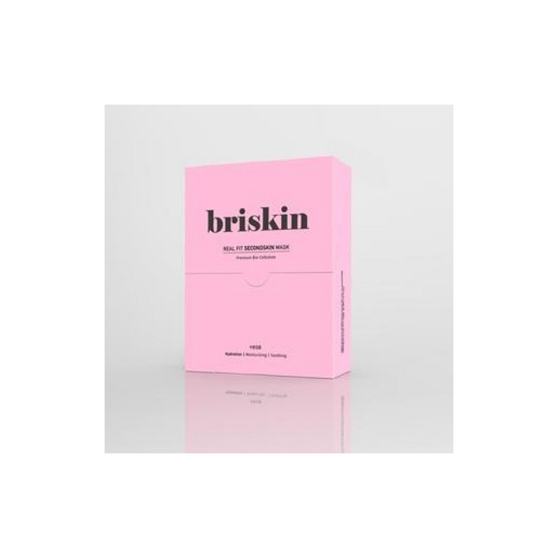 briskin Real Fit Secondskin Moisturizing Mask Sheet 10 Sheets -