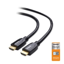 Cable Matters Cable HDMI a HDMI con certificación Premium (Cable HDMI Premium) con Soporte 4K HDR en Negro - 3 pies