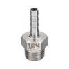 HARFINGTON Stainless Steel Barbed Fitting 1/8" NPT Male to 1/8"