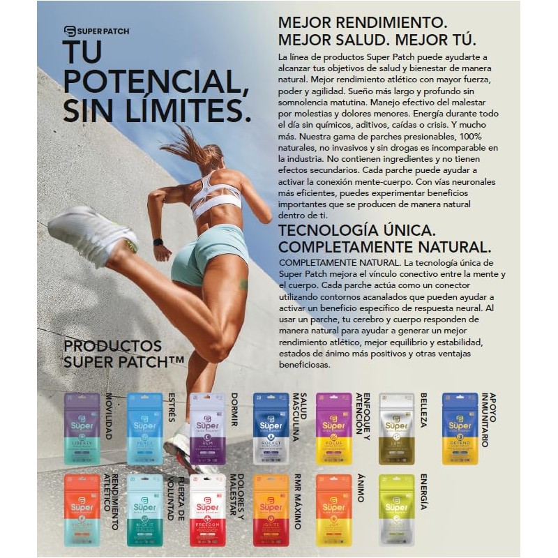 Super Patch - Liberty (sobre con 30 parches)