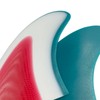 UPSURF Surfboard Fins Twin fins Set(2 Fins) Double Tabs Fins-Solid