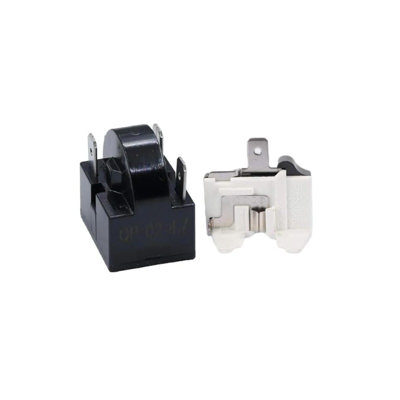 QP2-4R7 3-Pin Starter Relay and 6750C-005P Overload Protector Combo, Universal