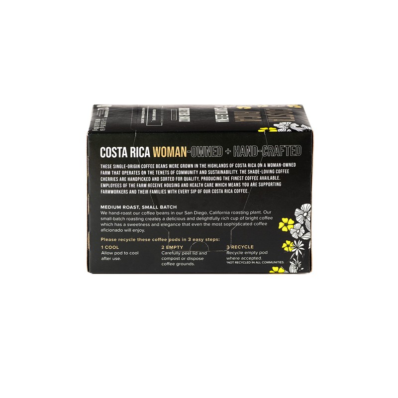Better Buzz Costa Rica Medium Roast Coffee Pods 12ct, California