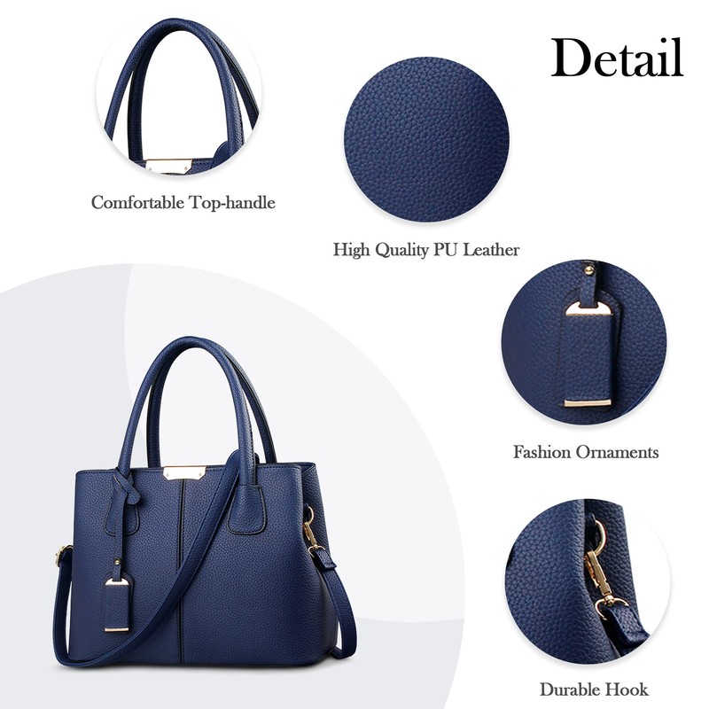 DORRISO Women Handbags Fashion Ladies Top Handle Bag Large Capacity