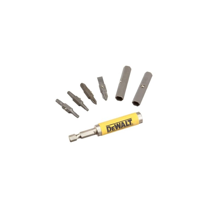 DEWALT Bit Set with 6-in-1 Flip and Switch Driver System,