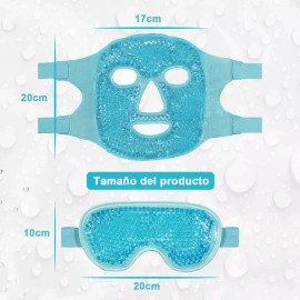 🔥 Máscaras de hielo para mascarilla ojos y cara frio/caliente grasa  Vitaminas y Minerales